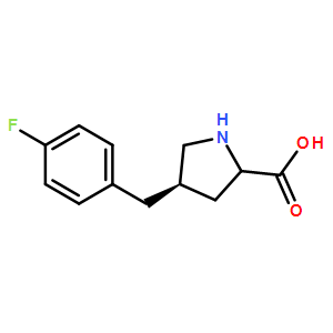 (2S,4R)-4-(4-fluorobenzyl)pyrrolidine-2-carboxylicacid