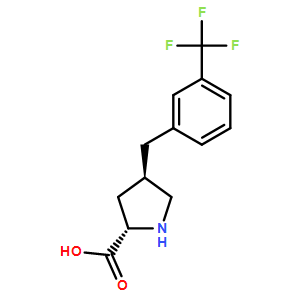 (2S,4R)-4-(3-(trifluoromethyl)benzyl)pyrrolidine-2-carboxylicacid