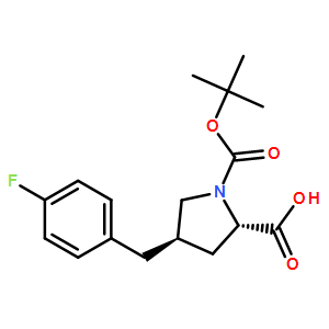 Boc-(2S,4R)-1-(tert-butoxycarbonyl)-4-(4-fluorobenzyl)pyrrolidine-2-carboxylicacid