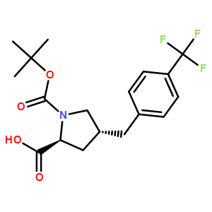 Boc-(2S,4R)-1-(tert-butoxycarbonyl)-4-(4-(trifluoromethyl)benzyl)pyrrolidine-2-carboxylicacid