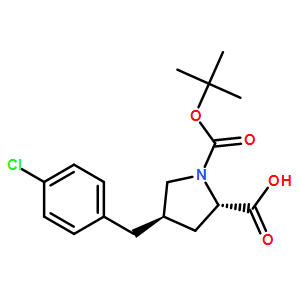 Boc-(2S,4R)-1-(tert-butoxycarbonyl)-4-(4-chlorobenzyl)pyrrolidine-2-carboxylicacid