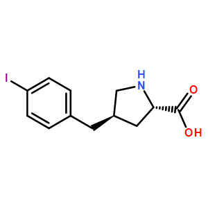 (2S,4R)-4-(4-iodobenzyl)pyrrolidine-2-carboxylicacid  HCl