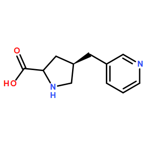 (2S,4R)-4-(pyridin-3-ylmethyl)pyrrolidine-2-carboxylicacid