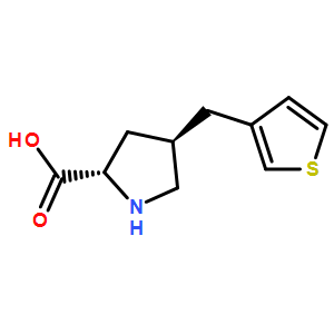 (2S,4R)-4-(thiophen-3-ylmethyl)pyrrolidine-2-carboxylicacid  HCl