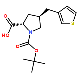 Boc-(2S,4R)-1-(tert-butoxycarbonyl)-4-(thiophen-3-ylmethyl)pyrrolidine-2-carboxylicacid