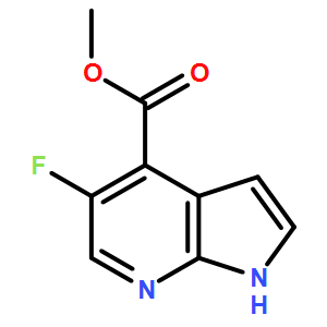 5-fluoro-1H-Pyrrolo[2,3-b]pyridine-4-carboxylic acid methyl ester