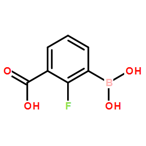 3-Carboxy-2-fluorophenylboronic acid