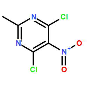 4,6-dichloro-2-methyl-5-nitropyrimidine