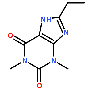 8-ethyl-3,9-dihydro-1,3-dimethyl-1H-Purine-2,6-dione
