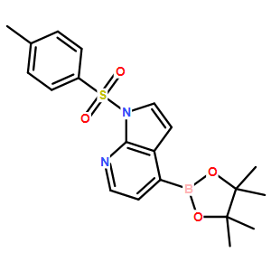 1-[(4-methylphenyl)sulfonyl]-4-(4,4,5,5-tetramethyl-1,3,2-dioxaborolan-2-yl)-1H-Pyrrolo[2,3-b]pyridine