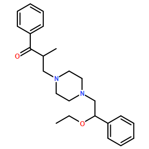 3-[4-(2-Ethoxy-2-phenylethyl)-1-piperazinyl]-2-methyl-1-phenyl-1-propanone