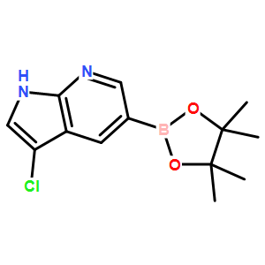 3-chloro-5-(4,4,5,5-tetramethyl-1,3,2-dioxaborolan-2-yl)-1H-Pyrrolo[2,3-b]pyridine