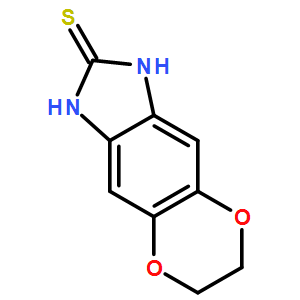 1,3,6,7-tetrahydro-2H-[1,4]Dioxino[2,3-f]benzimidazole-2-thione