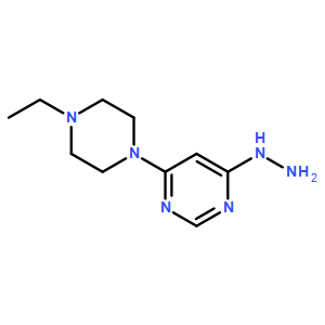 4-(4-ethyl-1-piperazinyl)-6-hydrazinyl-Pyrimidine