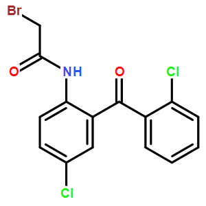 2-bromo-n-(4-chloro-2-(2-chlorobenzoyl)phenyl)acetamide