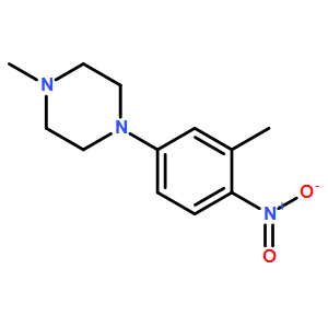 1-methyl-4-(3-methyl-4-nitrophenyl)-Piperazine