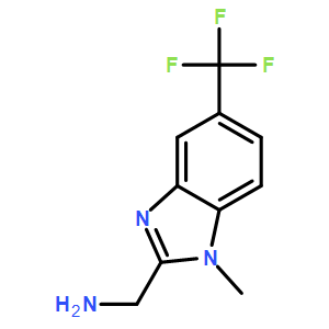 (1-methyl-5-(trifluoromethyl)-1H-benzo[d]imidazol-2-yl)methanamine