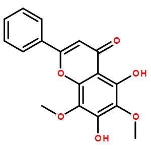 5，7-二羟基-6，8-二甲氧基黄酮