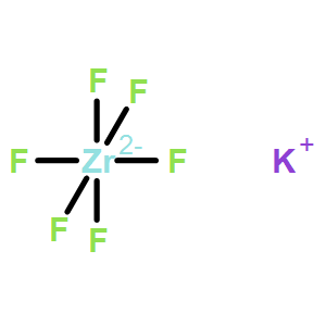 氟锆酸钾；氟化锆钾; 锆氟酸钾; 六氟锆酸钾