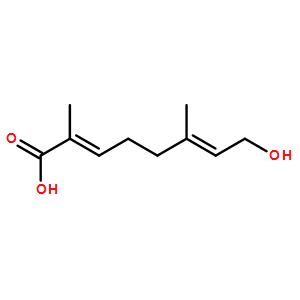 (E，E)-8-羥基-2，6-二甲基-2，6-辛二烯酸
