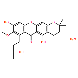 26063-96-7  3，4-二氢-5，9-二羟基-11-(3-羟基-3-甲基丁基)-10-甲氧基-2，2-二甲基-2H，12H-吡喃并[2，3-A]氧杂蒽-12-酮