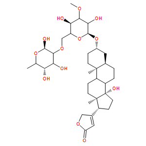 黃花夾竹桃二糖甙