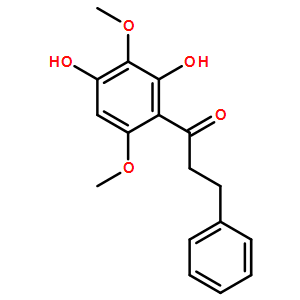 1-(2，4-二羥基-3，6-二甲氧基苯基)-3-苯基-1-丙酮