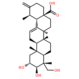 341971-45-7  (2ALPHA，3BETA，4ALPHA)-2，3，23-三羟基乌苏-12，20(30)-二烯-28-酸