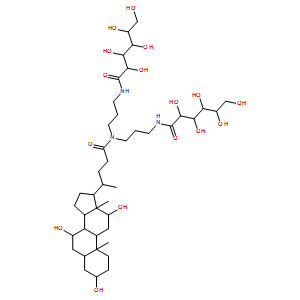 (3a,5b,7a,12a)-N,N-双[3-(D-葡萄糖酰氨基)丙基]-3,7,12-三羟基胆甾烷-24-胺