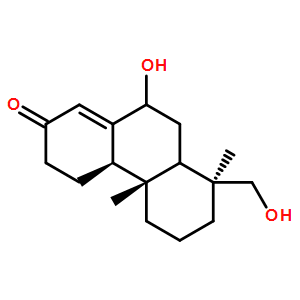 7，15-二羥基具柄果-8(14)-烯-13-酮