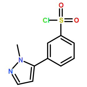 3-(1-Methyl-1H-pyrazol-5-yl)benzenesulfonyl chloride