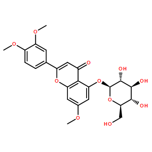 221289-20-9  2-(3，4-二甲氧基苯基)-5-(BETA-D-吡喃葡萄糖氧基)-7-甲氧基-4H-1-苯并吡喃-4-酮