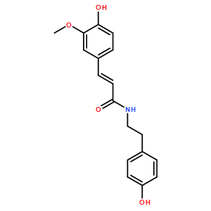 (E)-3-(4-hydroxy-3-methoxy-phenyl)-N-[2-(4-hydroxyphenyl)ethyl]prop-2-enamide
