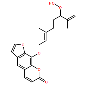 151121-39-0  8-(6-過氧化氫-3，7-二甲基-2，7-辛二烯基氧基)補骨脂素