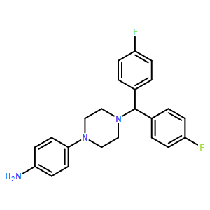4-(4-[Bis(4-fluorophenyl)methyl]piperazin-1-yl)phenylamine