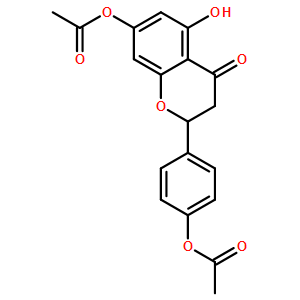 4-(7-Acetoxy-5-hydroxy-4-oxochroman-2-yl)phenyl acetate