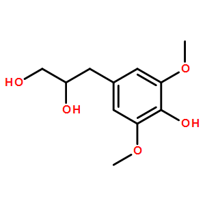 3-(4-羥基-3，5-二甲氧基苯基)-1，2-丙二醇