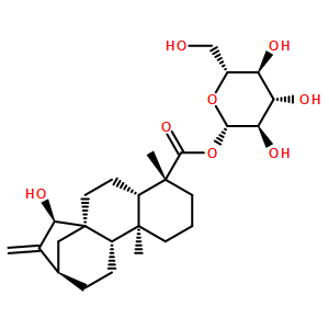 (4ALPHA，15BETA)-15-羥基貝殼杉-16-烯-18-酸BETA-D-吡喃葡萄糖酯