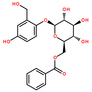 4-羟基-2-(羟基甲基)苯基6-苯甲酰BETA-D-吡喃葡萄糖苷