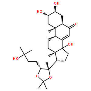 蛻皮甾酮-20，22-單丙酮化物