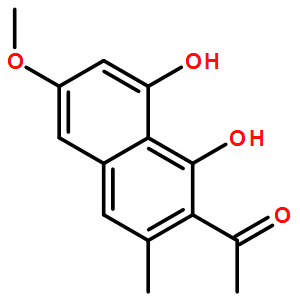 1，8-二羟基-2-乙酰基-3-甲基-6-甲氧基萘/决明柯酮