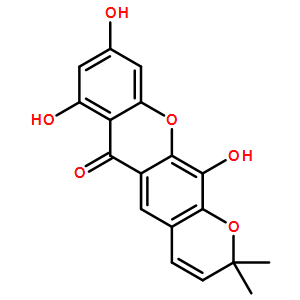 7，9，12-三羥基-2，2-二甲基-2H，6H-吡喃并[3，2-B]氧雜蒽-6-酮