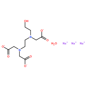 Glycine,N-[2-[bis(carboxymethyl)amino]ethyl]-N-(2-hydroxyethyl)-, trisodium salt,hydrate (9CI)