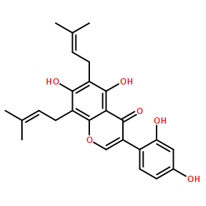 8-异戊烯基羽扇豆异黄酮