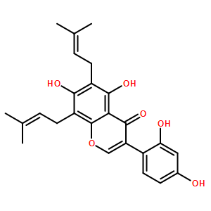 8-異戊烯基羽扇豆異黃酮