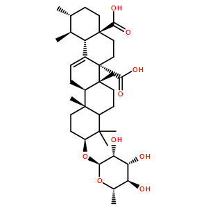 3-O-ALPHA-L-鼠李吡喃糖甙奎诺酸