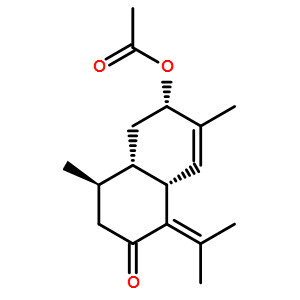 3-Acetoxy-4,7(11)-cadinadien-8-one