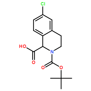 2-Boc-6-chloro-3,4-dihydro-1H-isoquinoline-1-carboxylic acid