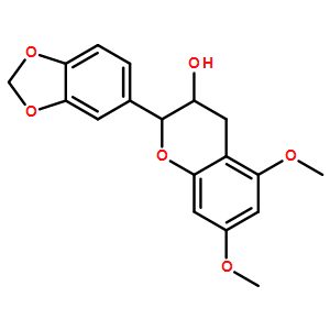 162602-04-2  (2R-CIS)-2-(1，3-苯并二恶茂-5-基)-3，4-二氢-5，7-二甲氧基-2H-1-苯并吡喃-3-醇