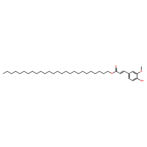 63034-29-7  (E)-阿魏酸二十六烷基酯